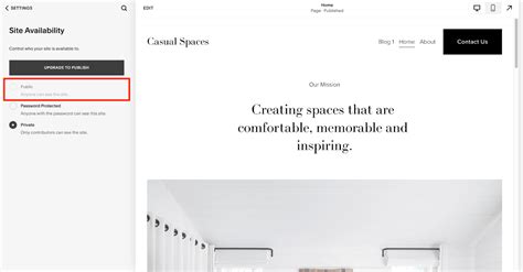 how to publish a squarespace website and the importance of content in your personal brand